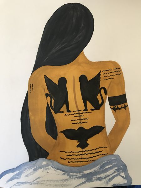 後ろ姿（Rear view）