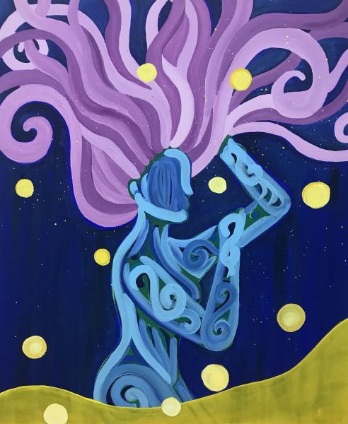 絵の具に溶かして（Melt in paint）